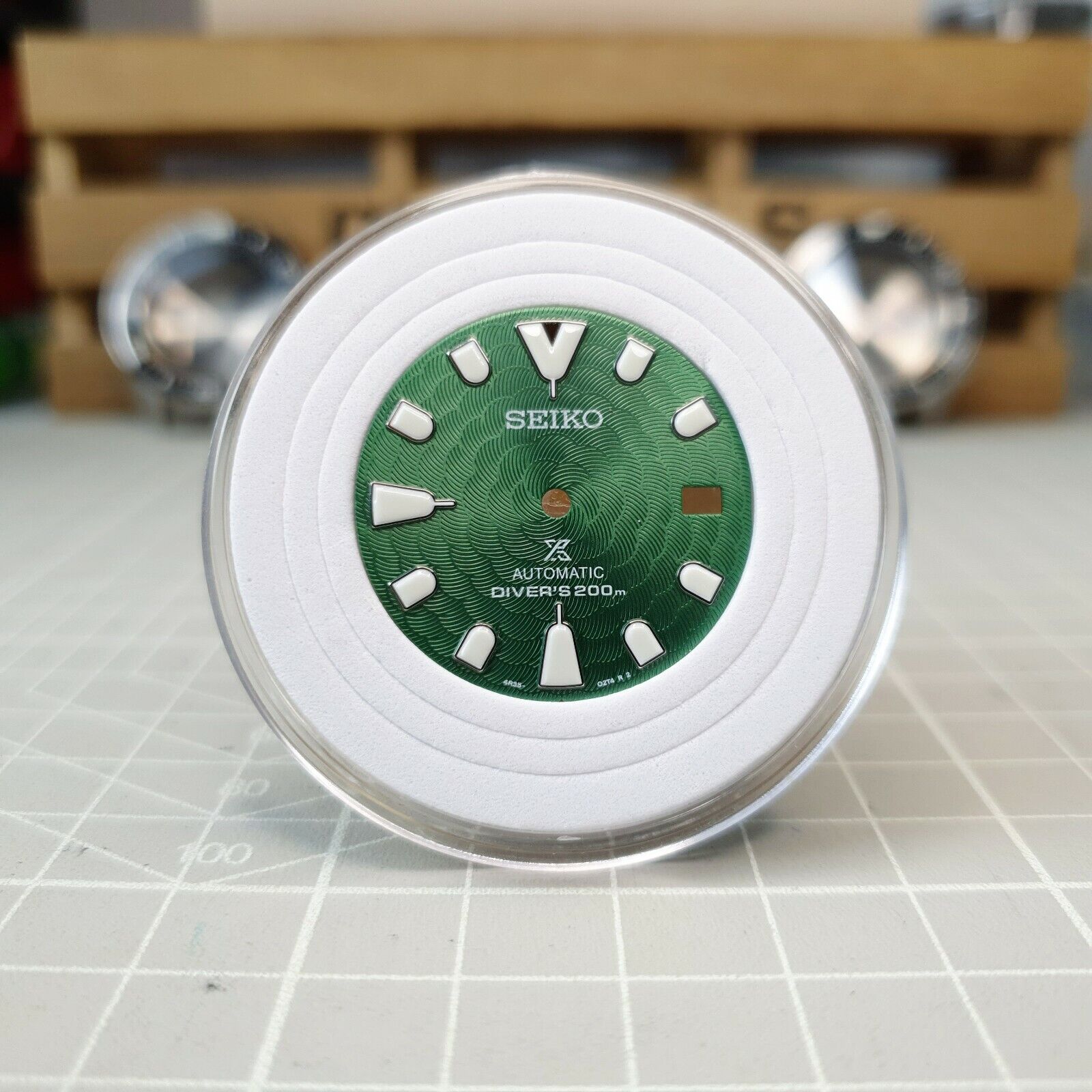 Seiko Prospex Mini Turtle Green Zimbe SRPD19K1 Dial WatchCharts