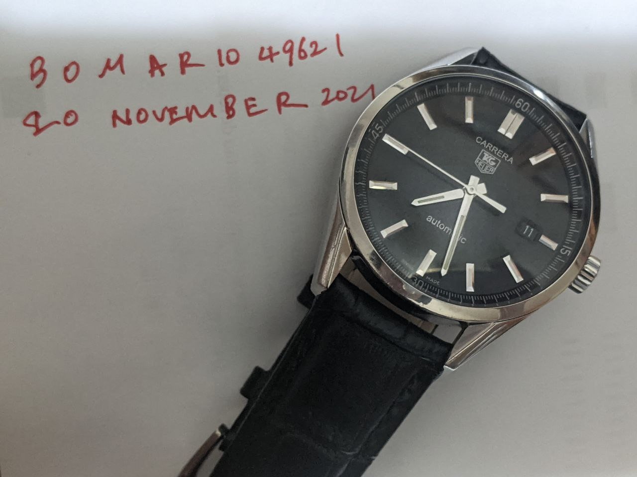 WTS] Tag Heuer Carrera Calibre 5 WV211B (Inception watch