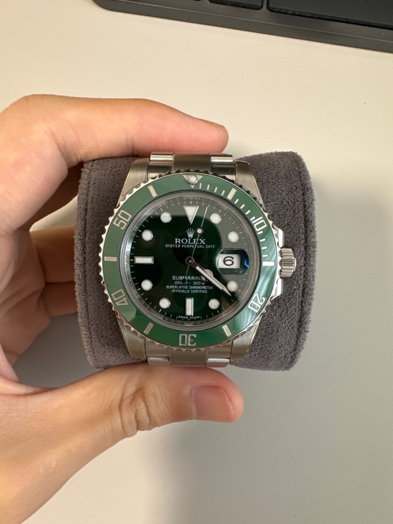 Rolex hulk wrist clearance shot