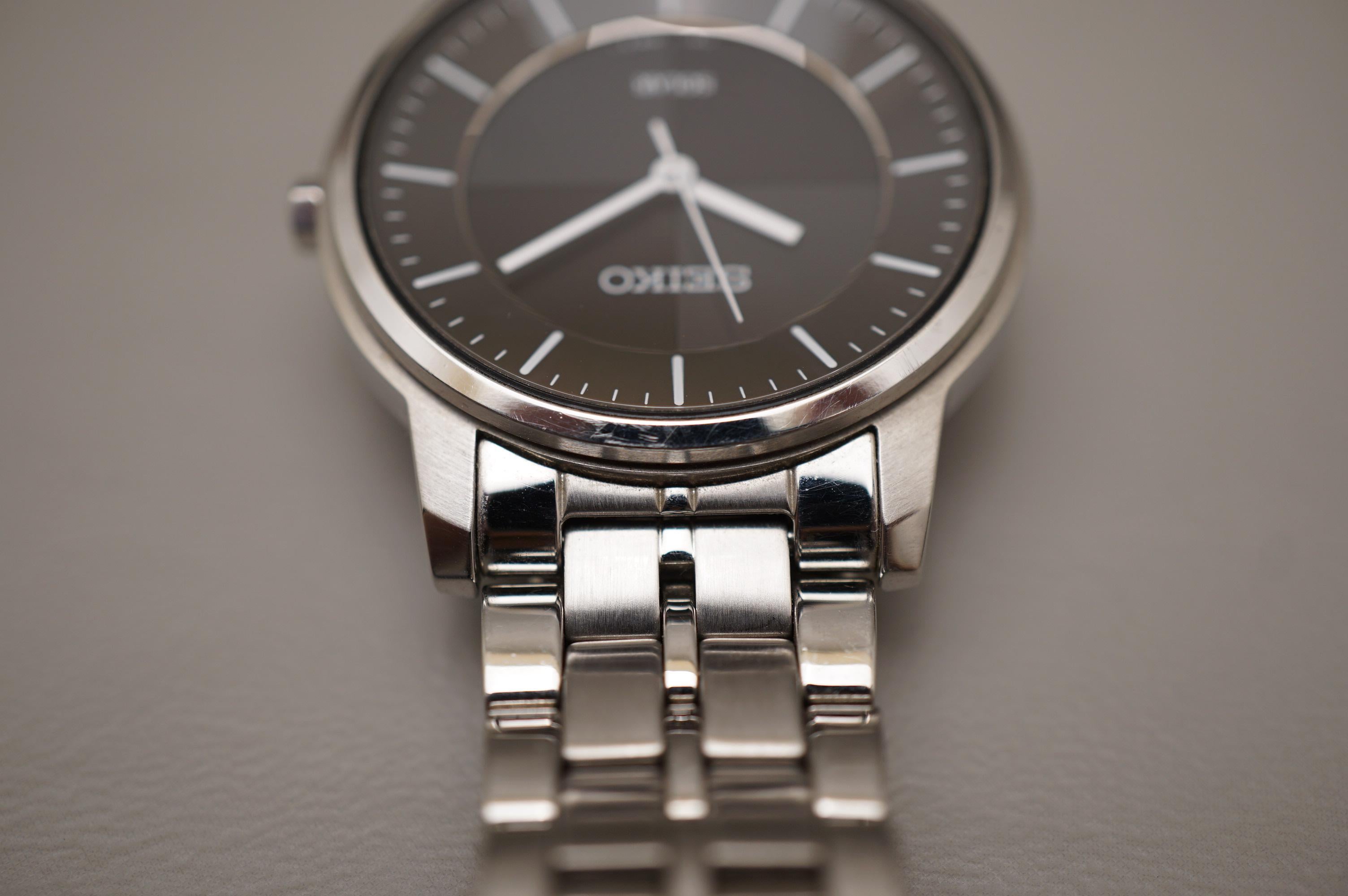 SEIKO セイコー Riki 腕時計 10気圧防水 V181-0BK0 ステン