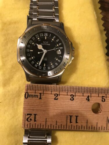 Vintage Two-Tone Glycine Falcon GMT 2000 24-hr Watch | WatchCharts