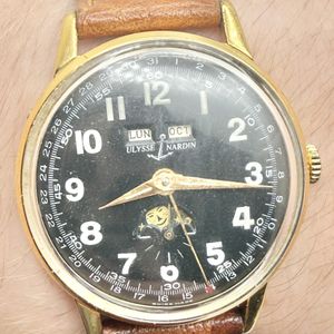 VINTAGE BRIEUX ELEGANT SUN MOON PHASE DIAL QUARTZ WOMEN'S 2T