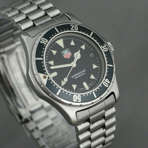 Vintage Tag Heuer Professional Series 200M- 973.006F Quartz Mens Vintage Tag Heuer Professional Series 200M- 973.006F Quartz Mens