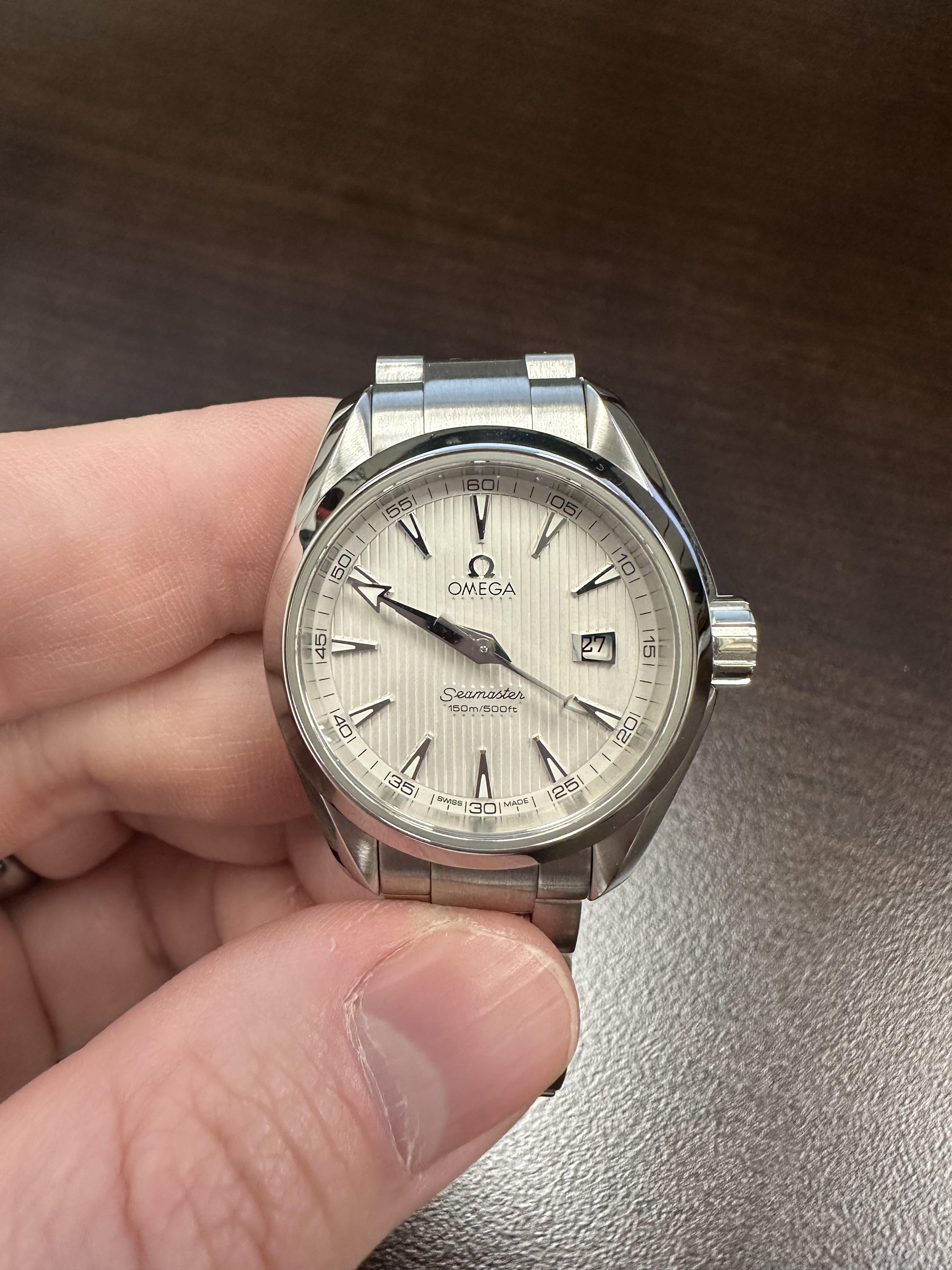 WTS Omega Seamaster Aqua Terra 30mm reference 231.10.30.61.02.001