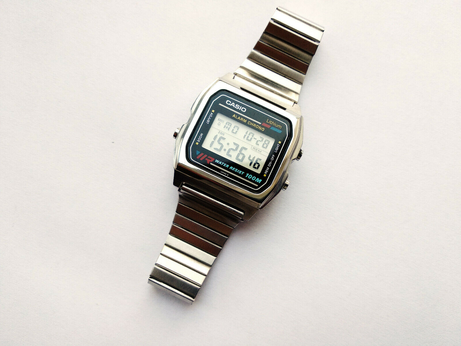 CASIO W - 780 Japan digital men's watch. Lithium alarm