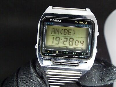 Rare CASIO Vintage Digital Watch Japan English Dictionary 80s T