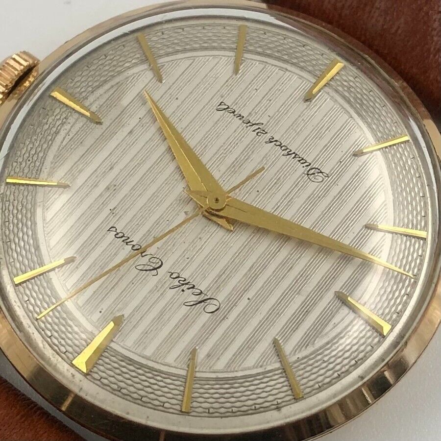 Vintage 1961 Seiko Cronos Rare Dial GOLD FILLED J14058 Hand