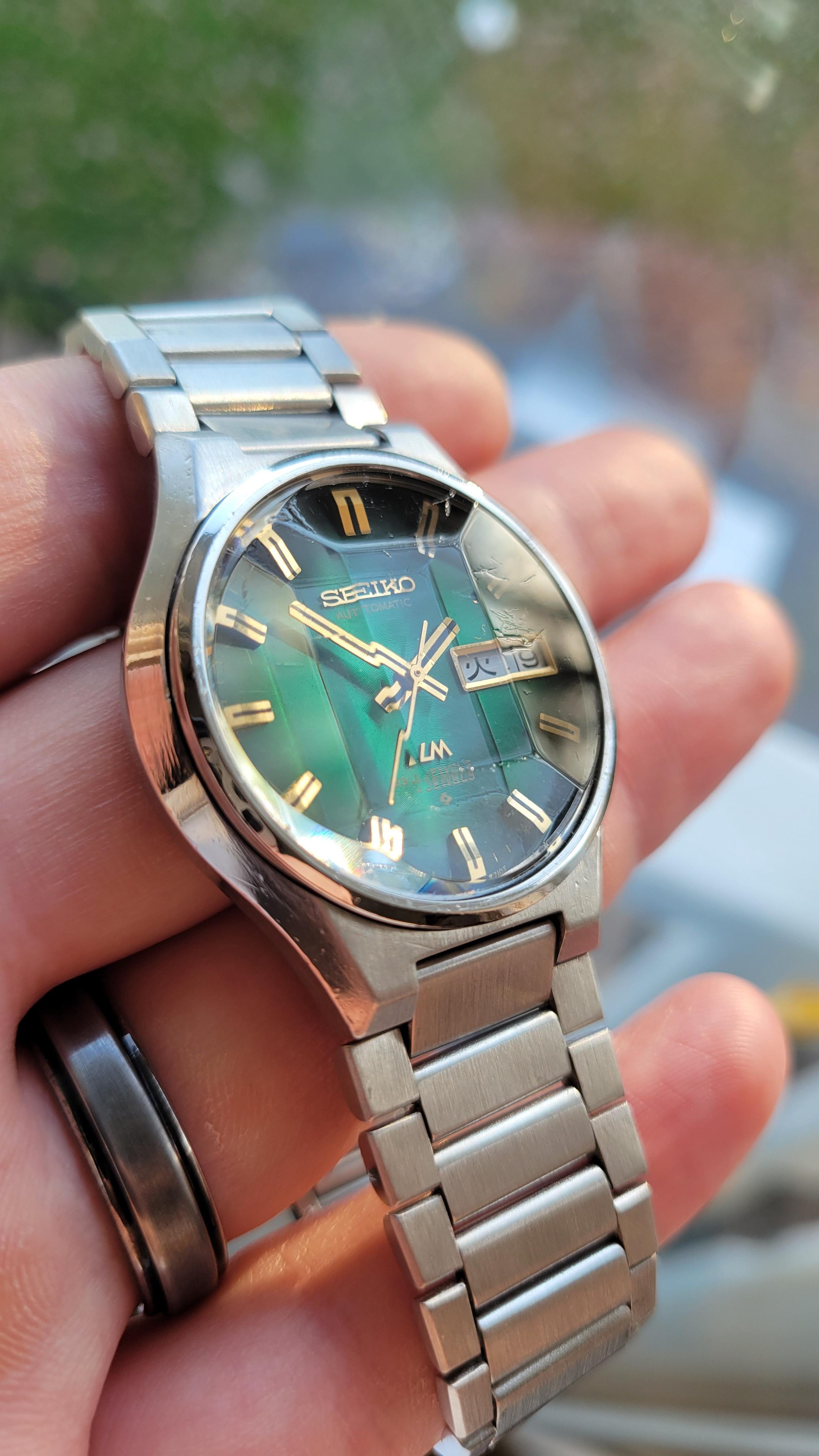 WTS] Seiko Lord Matic 5606-7350 Emerald Green - Serviced - $225