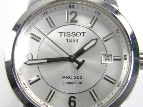 Mens Tissot PRC 200 T014410 A stainless steel quartz dress wrist