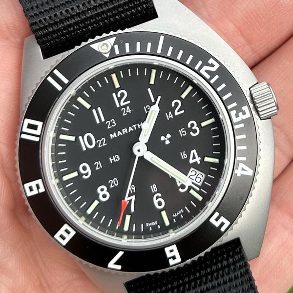 Marathon Nav Back Marathon Navigator Steel SSNAV-D | WatchCharts Marketplace