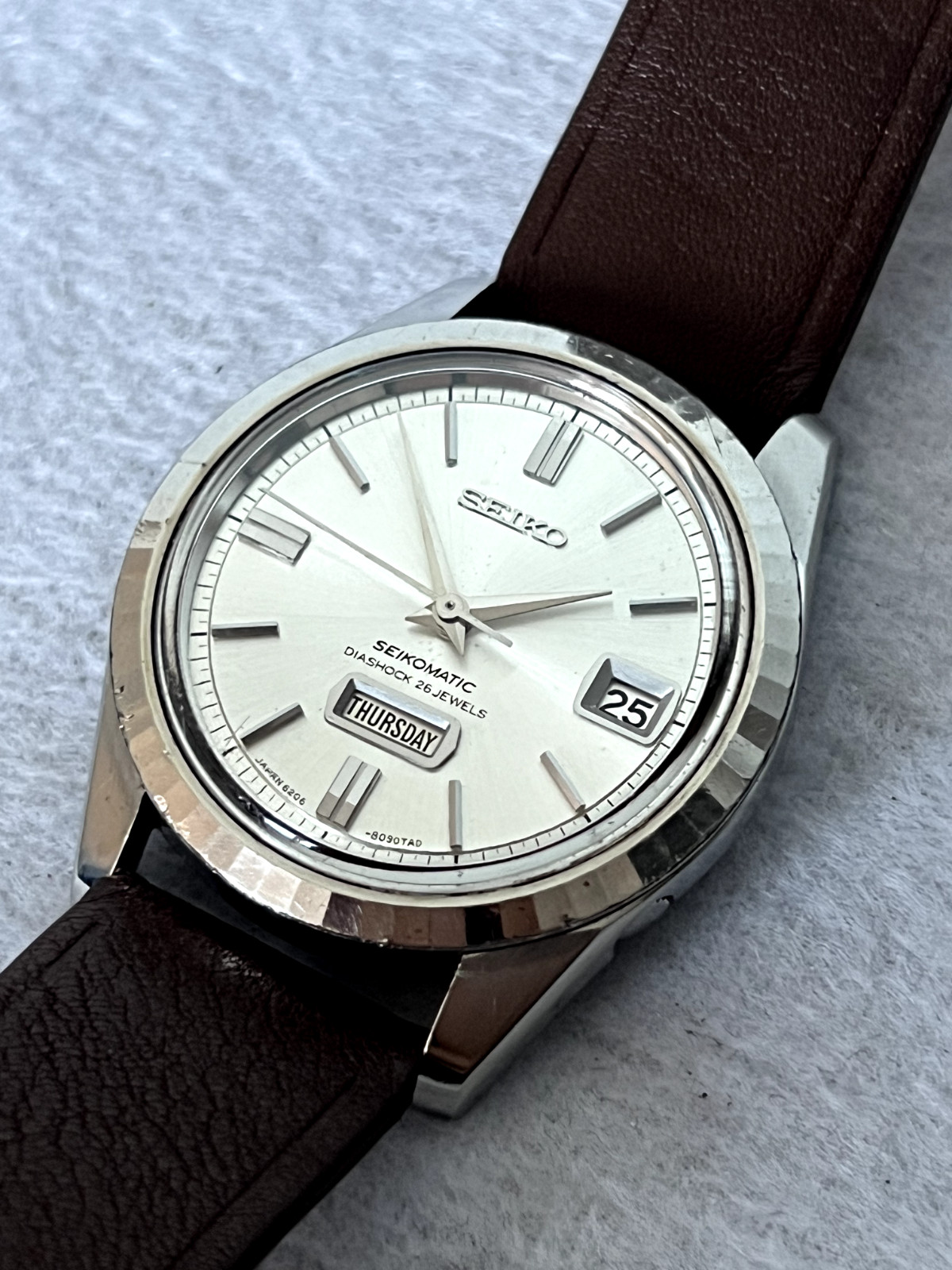 カ*ス様 SEIKO 6206-8100 セイコーマチック 稼働品【2299】 Seiko Business 6206-8100 Price as of May 2026 | WatchCharts