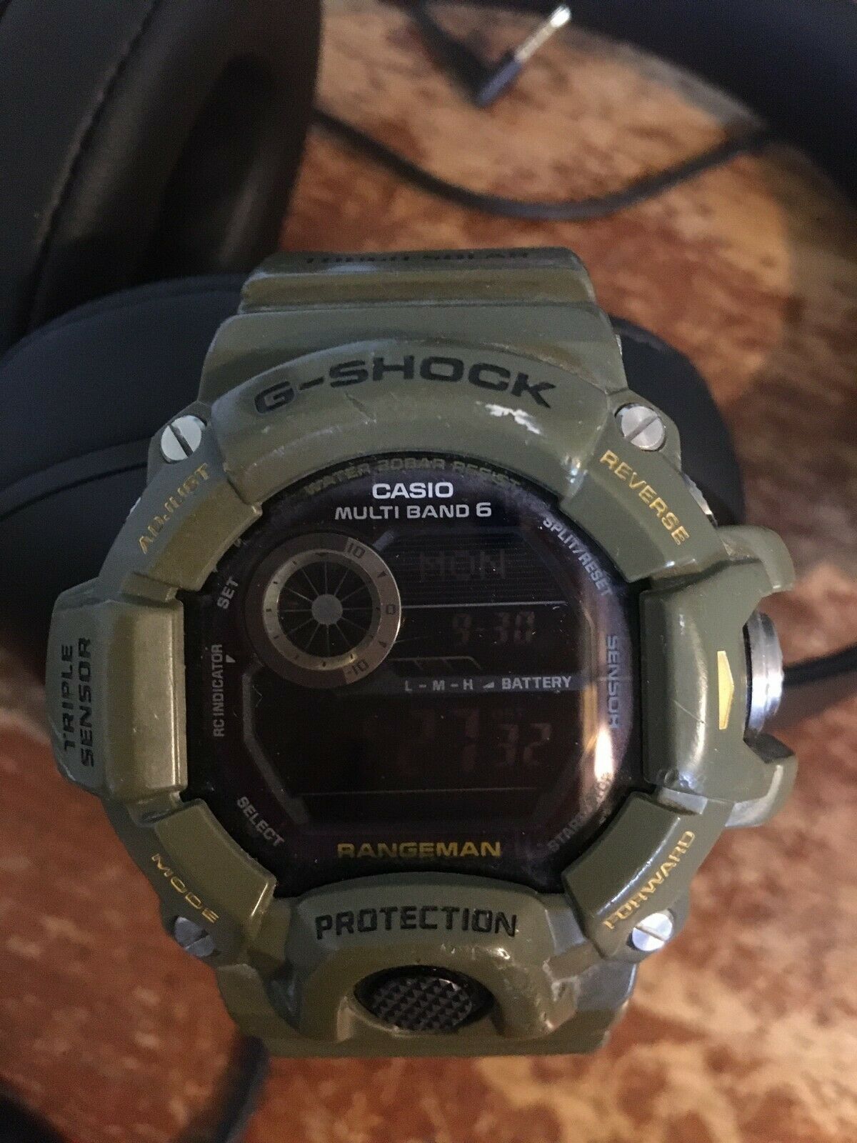 casio rangeman green