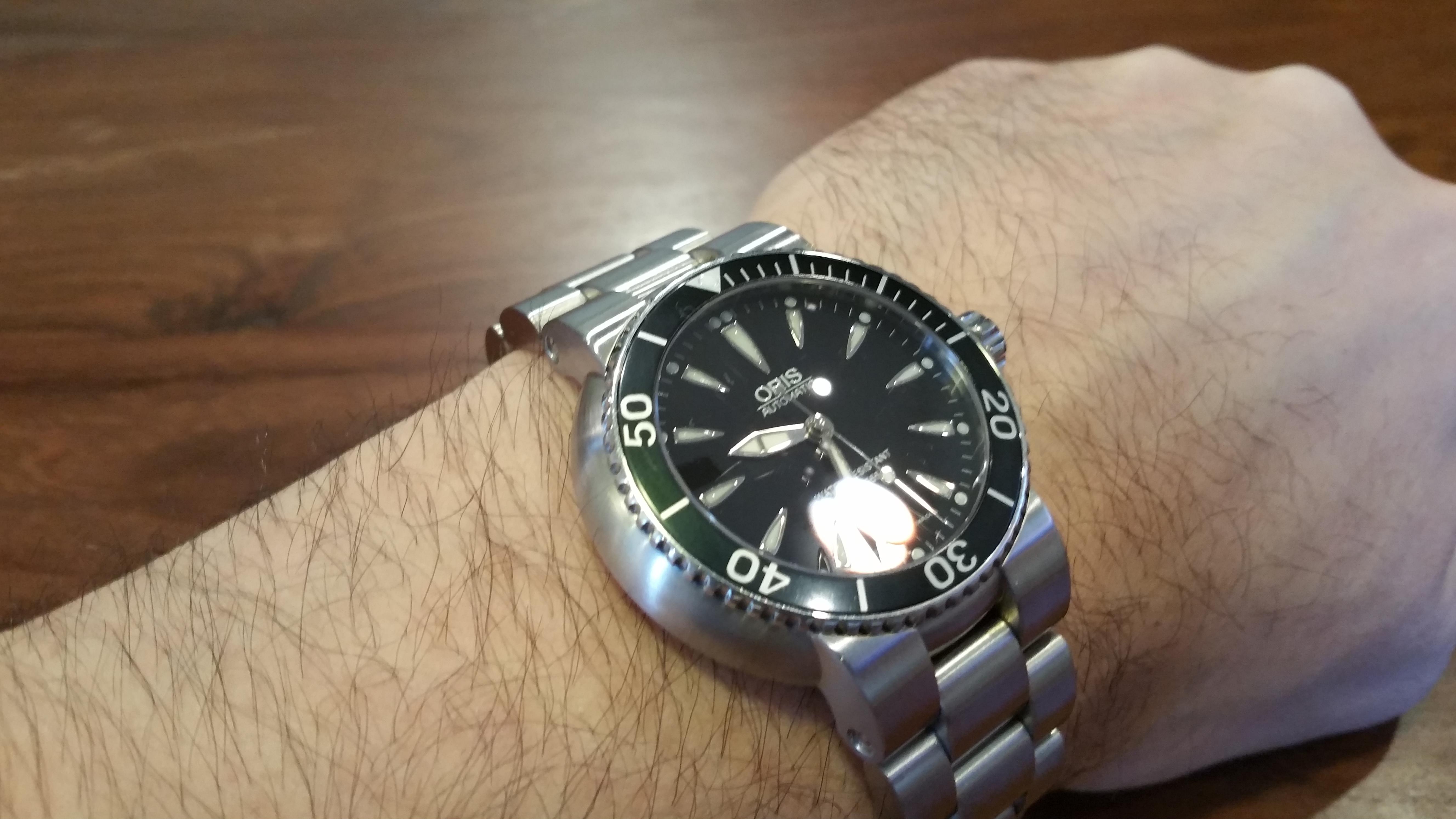 Oris tt1 diver discount date