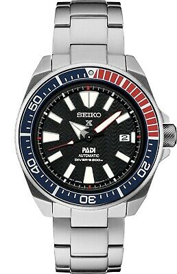 Seiko Prospex PADI Automatic Samurai Stainless Steel Men's Watch SRPB99 ...