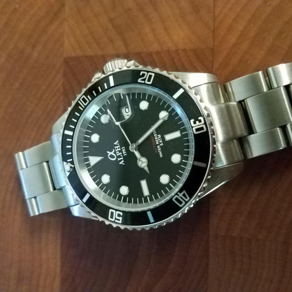 Alpha Dial FS ALPHA SUBMARINER BLACK DIAL AUTOMATIC | WatchCharts