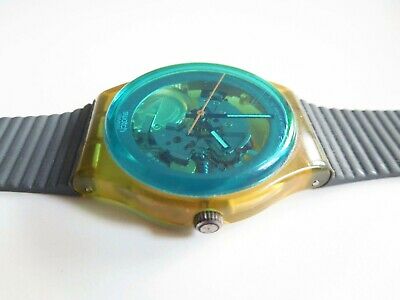 Vintage Swatch buy 1987 Turquoise Bay Gk103