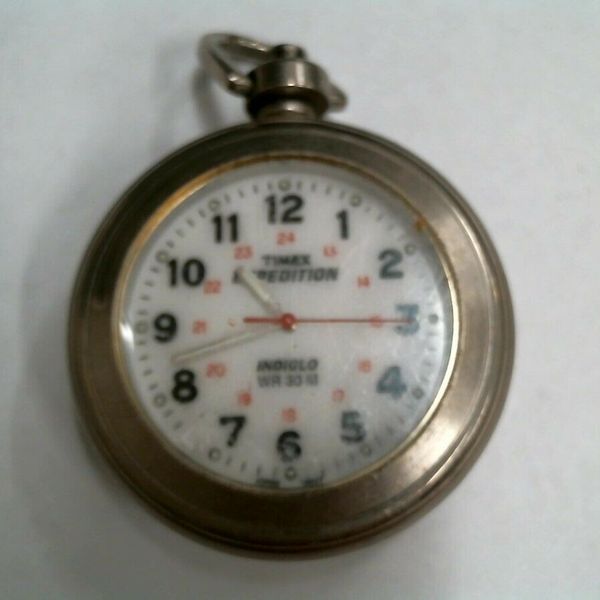 Timex Expedition Indiglo Pocket Watch WR 30M UNTESTED WatchCharts