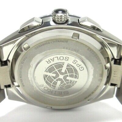 Auth SEIKO ASTRON 8X53-0AV0-2/SBXB155 8N0149 Silver Men Wrist