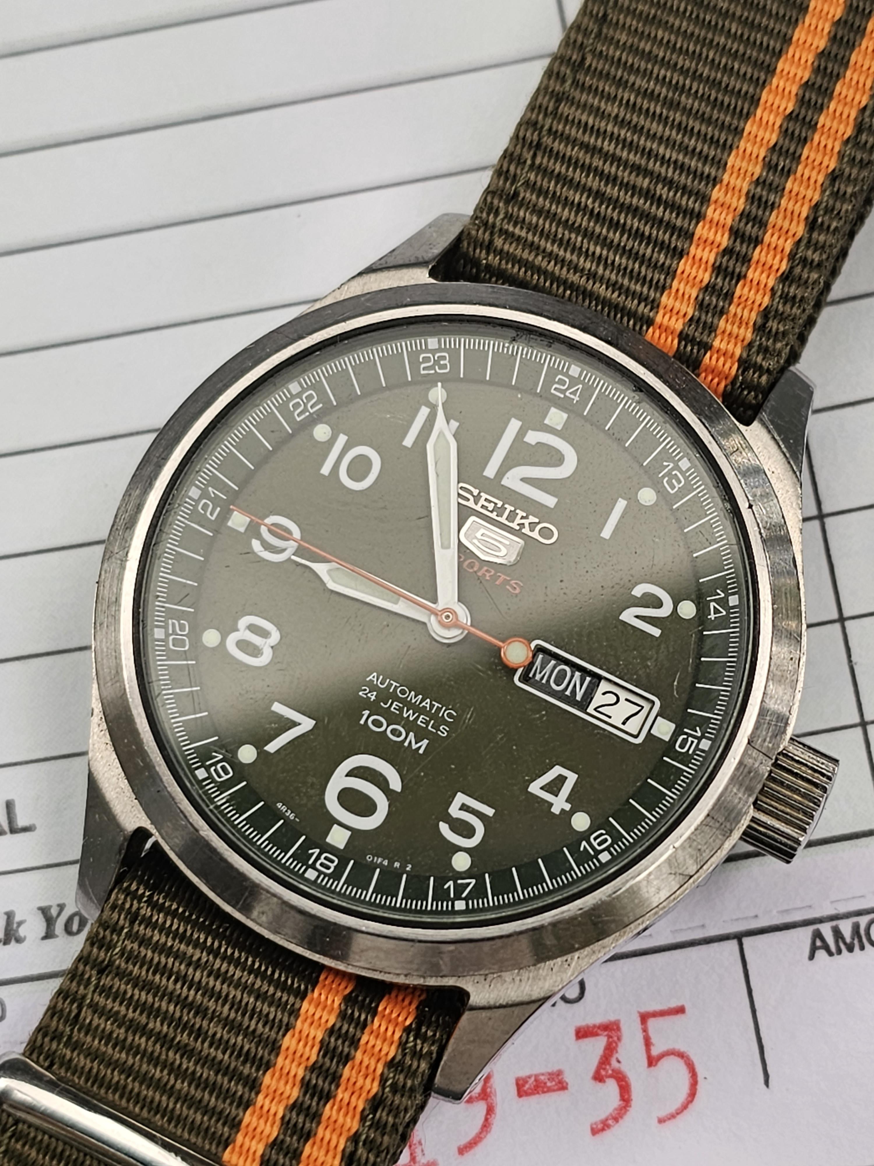 WTS Seiko 5 Sports SRP275K WatchCharts Marketplace