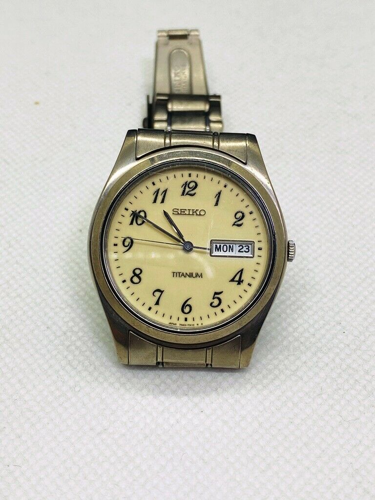 SEIKO セイコー TITANIUM 7N43-9090 クォーツ 腕時計 セイコー/型番：7N43-9090/クォーツ/腕時計の買取実績【ブラン