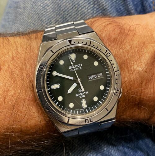 Seiko 7546-603A. SQ Sports 100. A Rare Classic Quartz from May
