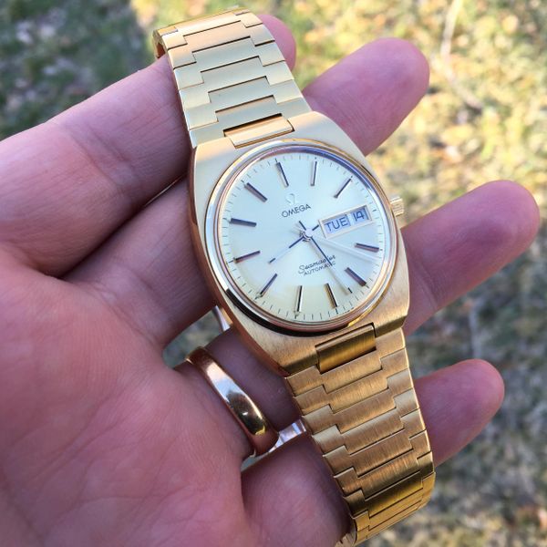 Omega Seamaster 166.0216 Gold WatchCharts Marketplace