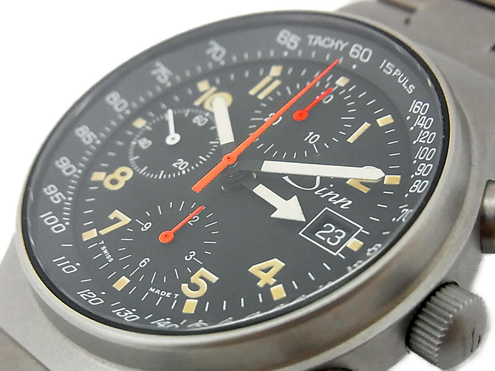 Sinn 144.GMT.TI Titanium Chronograph Automatic Date Watch 144 GMT TI |  WatchCharts Marketplace