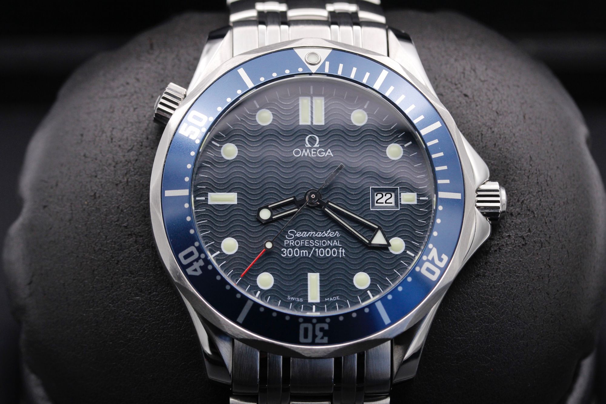 FSOT Omega Seamaster 300m Quartz 2541.80 Blue Stainless