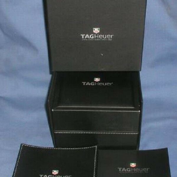 UNUSED TAG HEUER AQUA RACER 300M BLACK DIAL PRISTINE WITH BOX & PAPERS ...