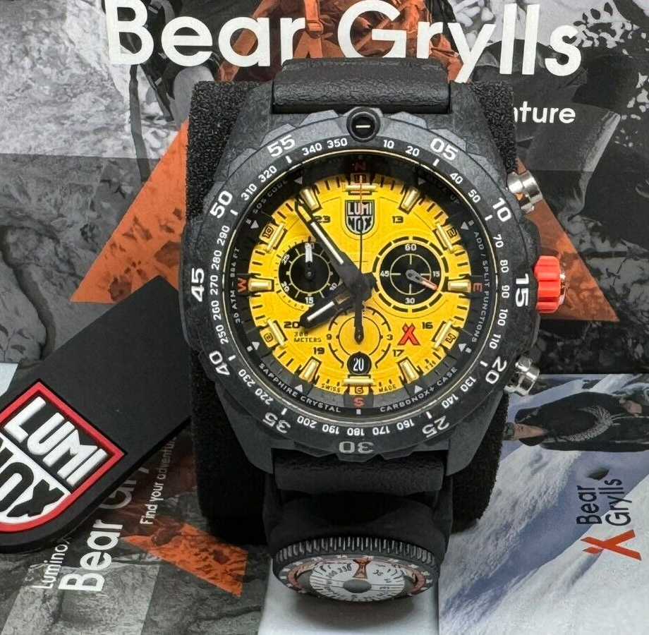 Bear grylls 2025 yellow watch