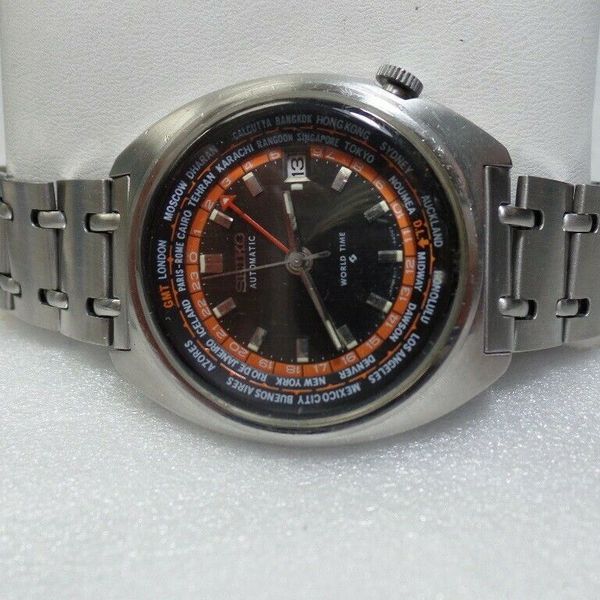 Vintage Seiko World Time GMT 6117-6409 with Original Bracelet | WatchCharts