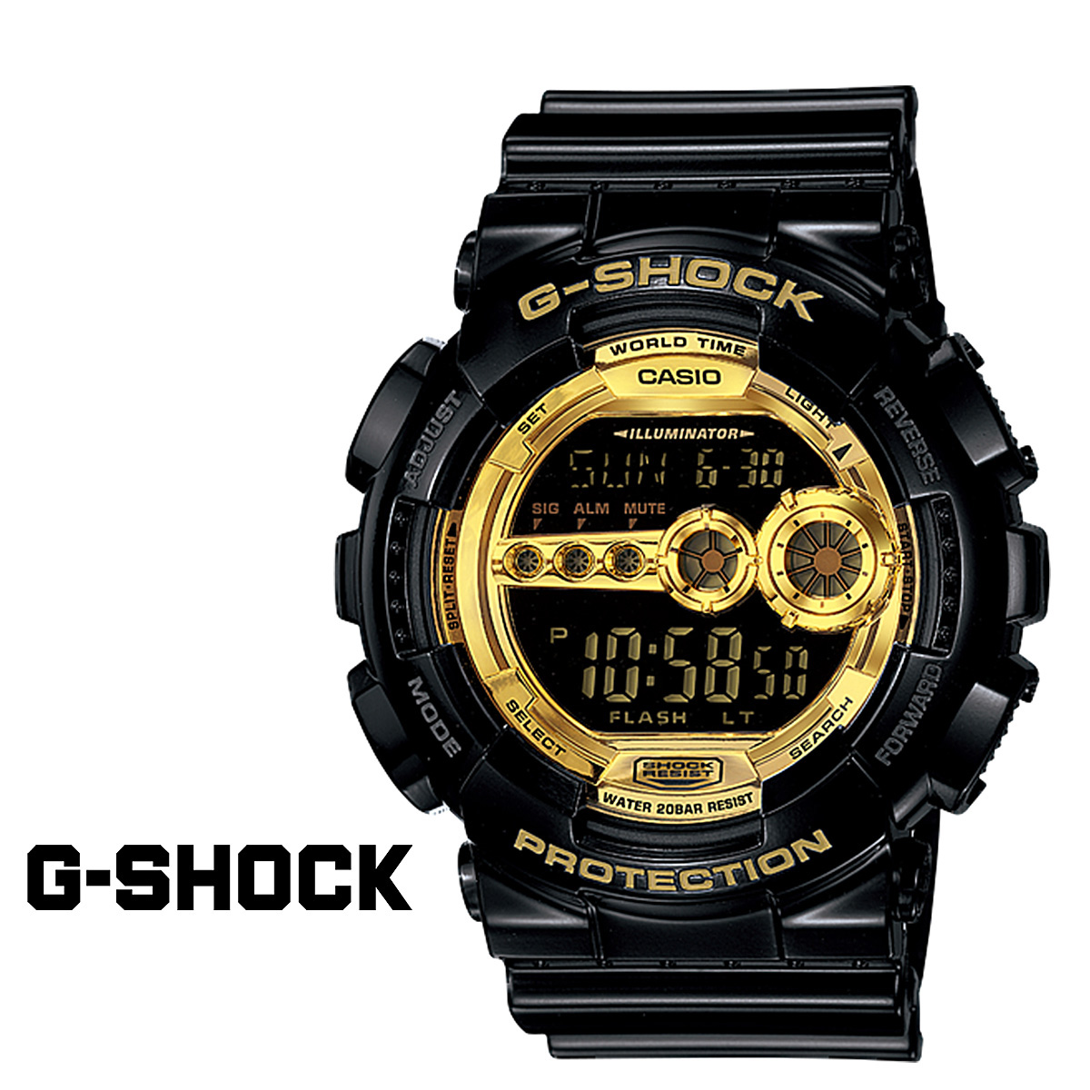 CASIO GD-100GB-1JF Casio G-SHOCK watch BLACK GOLD SERIES