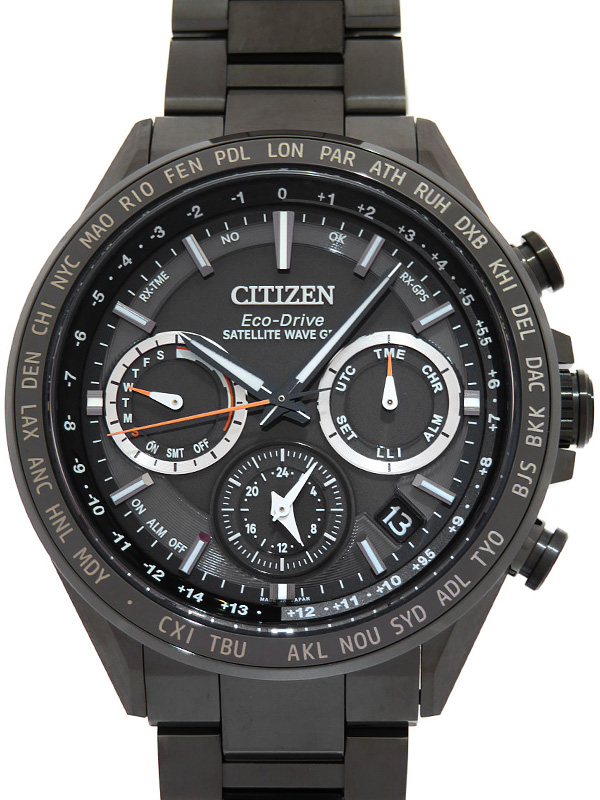 Citizen Purchased In Citizen Atessa Eco Drive Act Line Black Titanium Series Cc