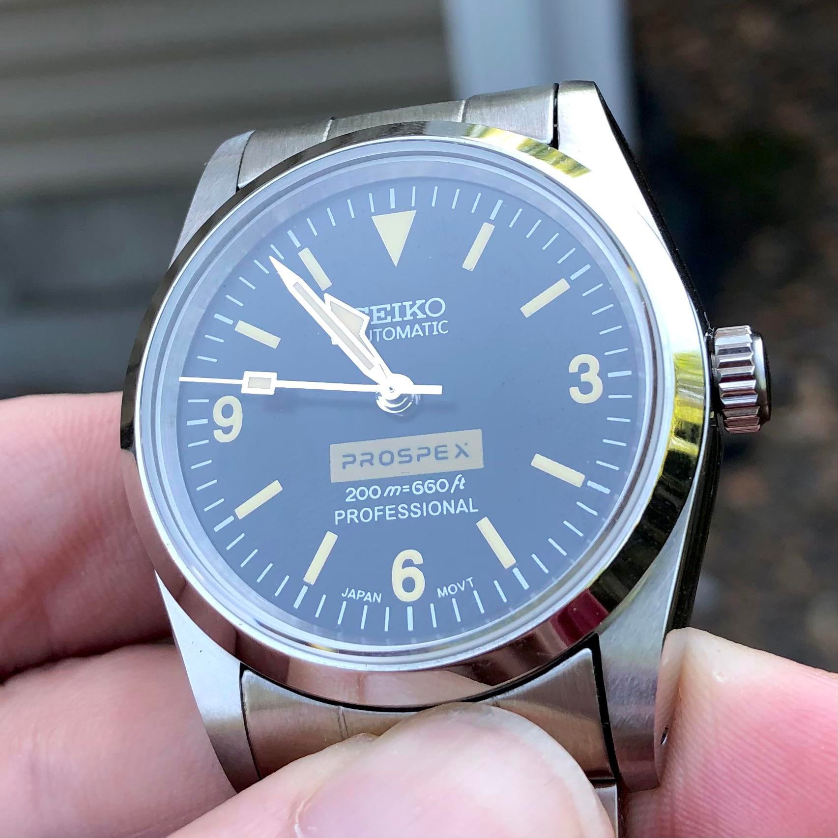 【超歓迎】 Seiko 36mm WTS] NH38 Marketplace WatchCharts | Mod Explorer 時計