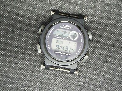 CASIO VINTAGE DIGITAL WATCH G-shock GULFMAN 2080 DW-9700 TITANIUM