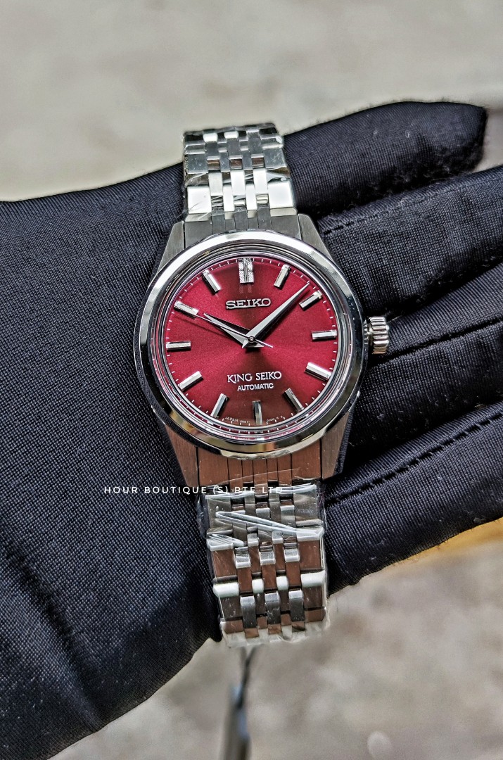 Brand New King Seiko Red Dial Men s Automatic Watch SDKS009 SPB287