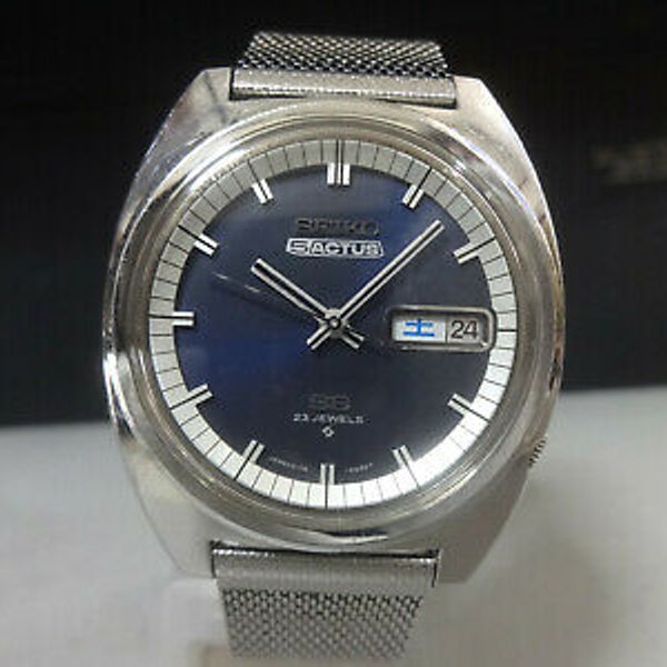 Vintage 1970 SEIKO Automatic watch [5 ACTUS SS] 23J 6106-8420 Original ...
