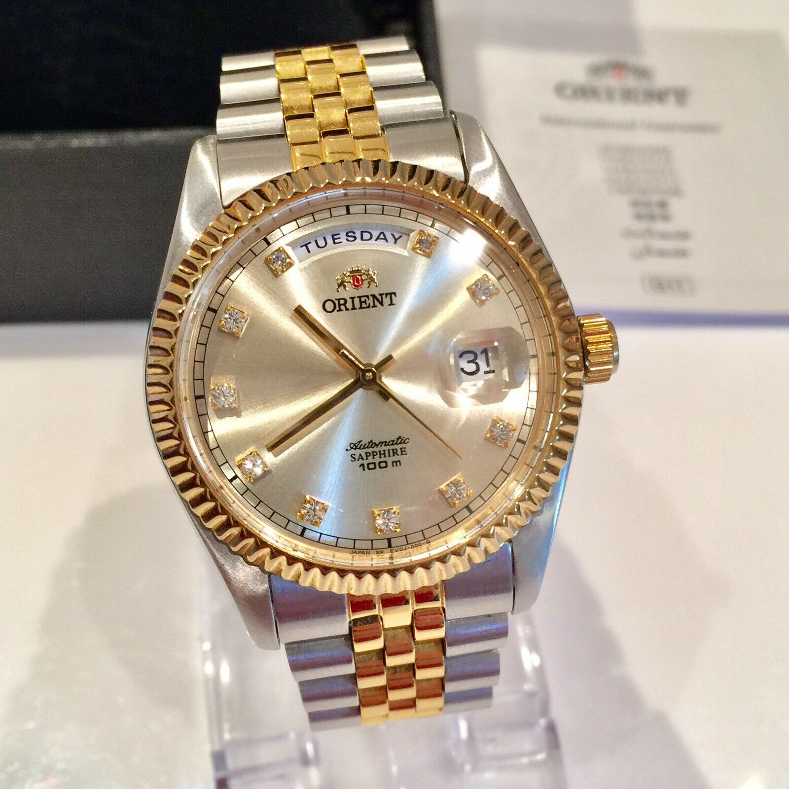 Orient (Seiko) Oyster President Day Date Automatic Mens Watch