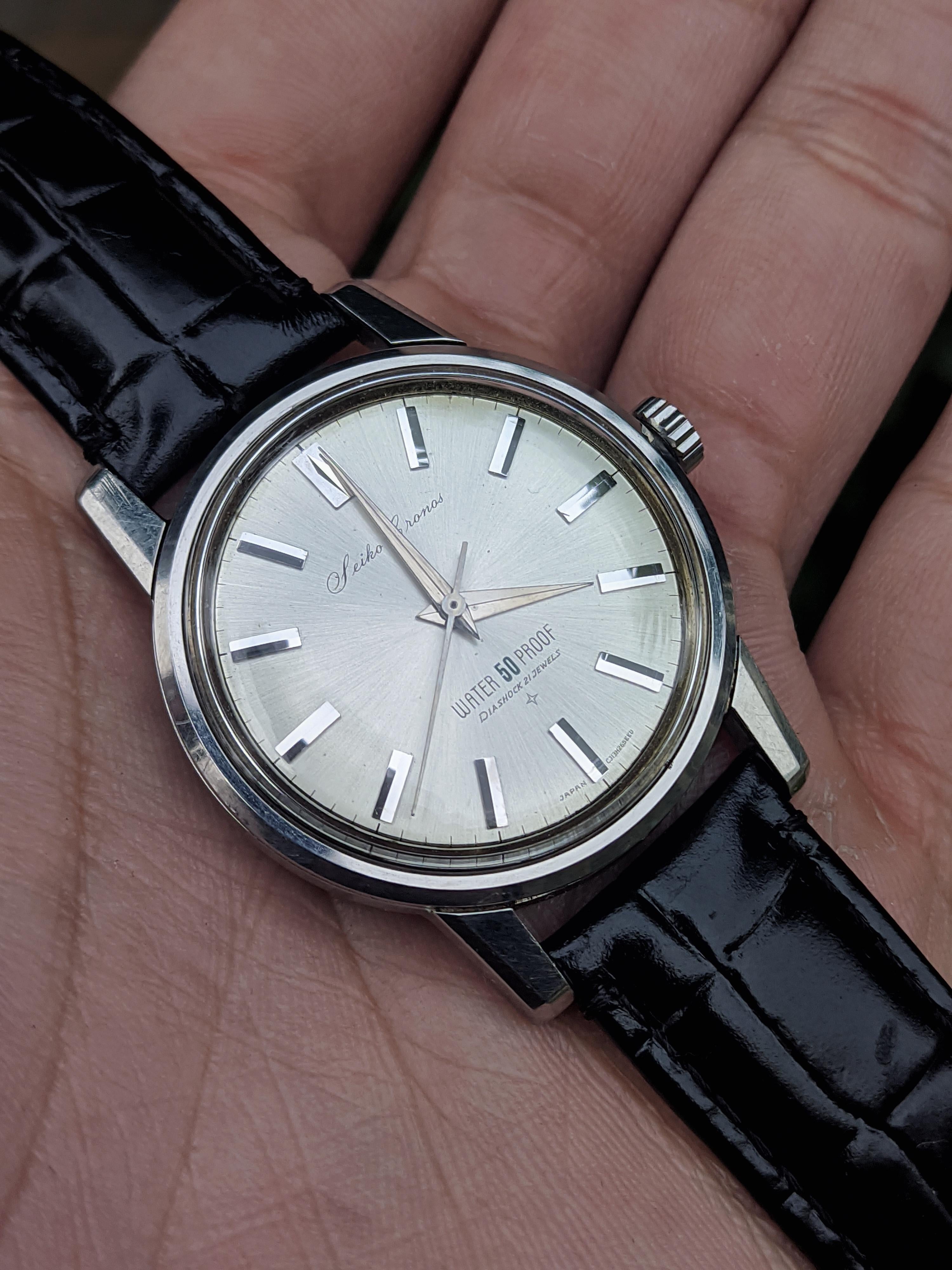 WTS] Seiko J13046 Cronos Water 50 Proof 1960's Dress Watch