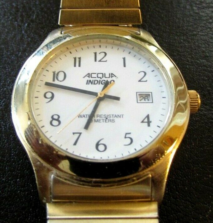 acqua indiglo watch wr30m