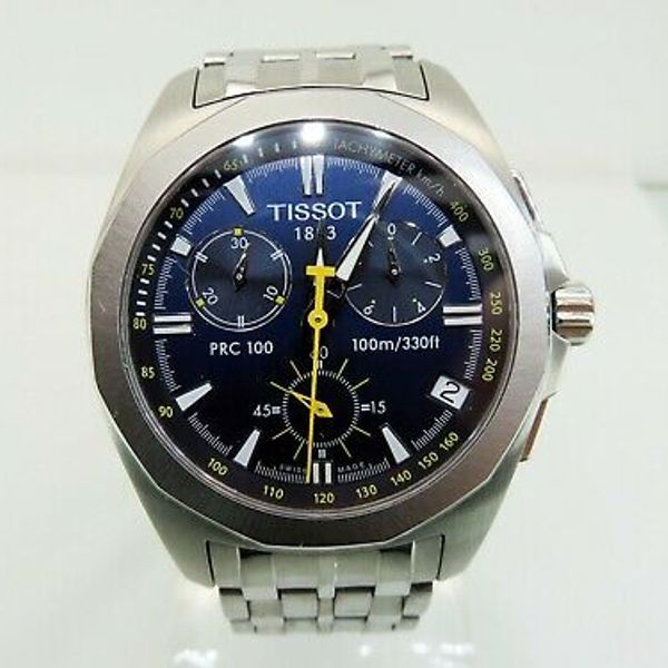 Tissot P862/962 Stainless Steel Men's Chronograph PRC 100 Wristwatch ...