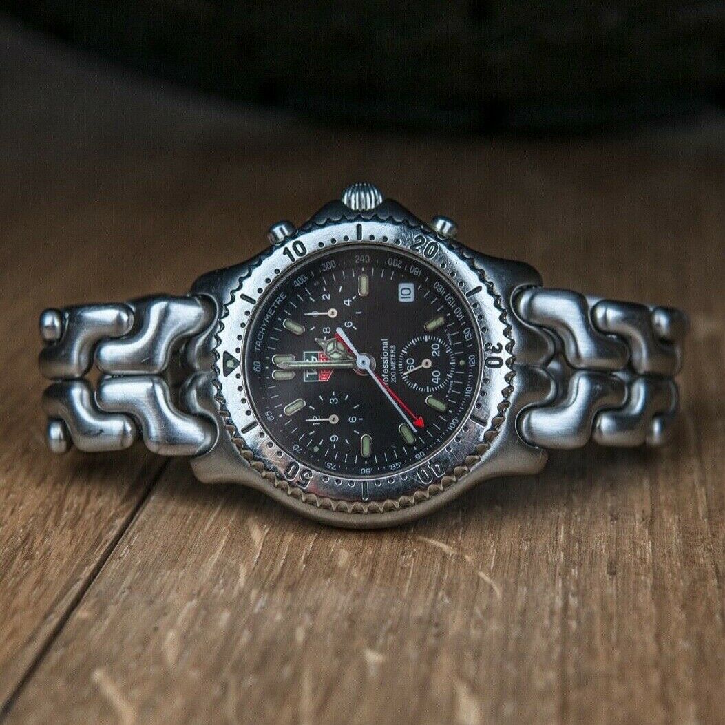 Vintage Tag Heuer SEL Chronograph Professional 200 meters