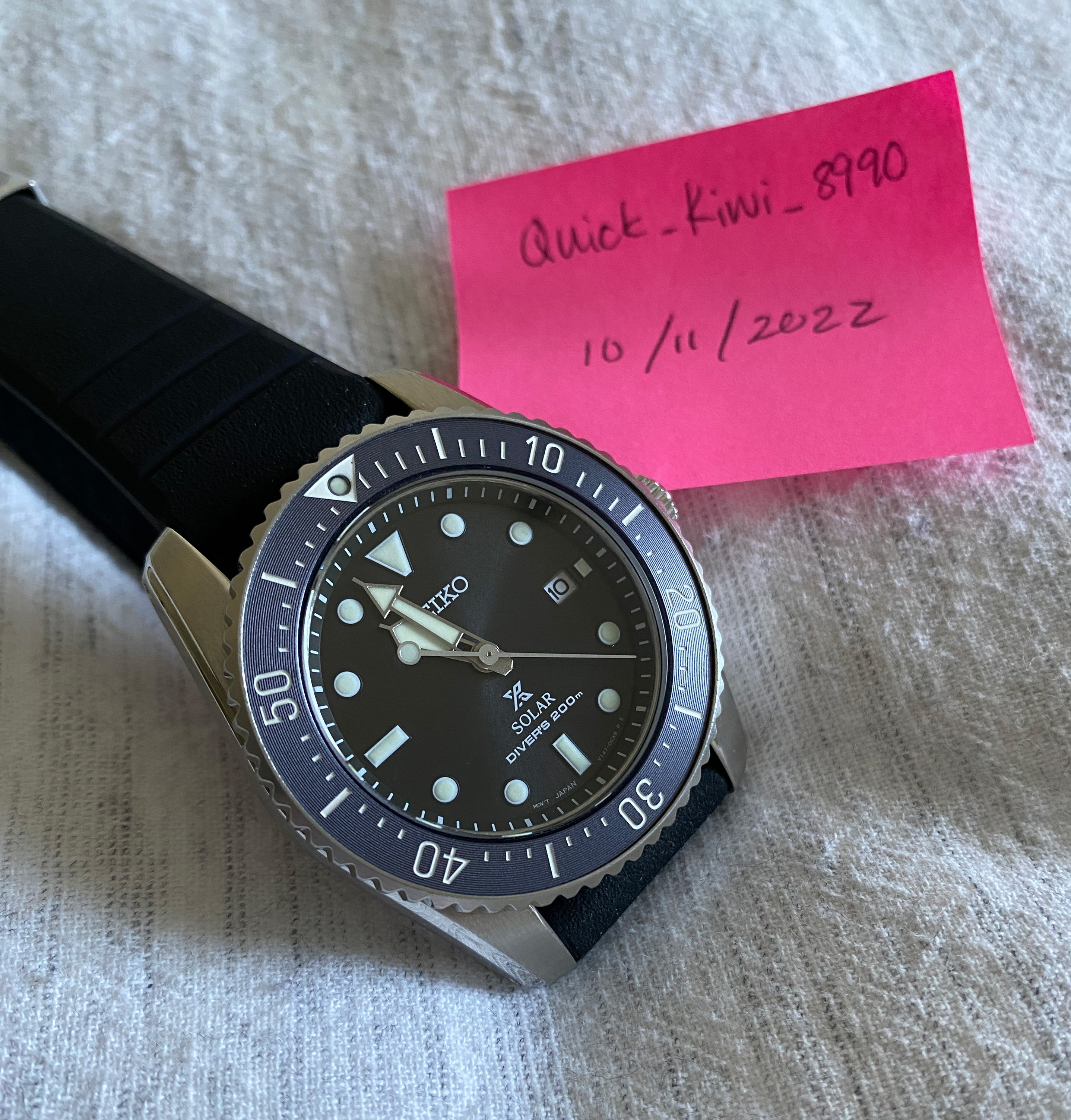 WTS] Seiko SNE569 Prosper Solar Diver | WatchCharts