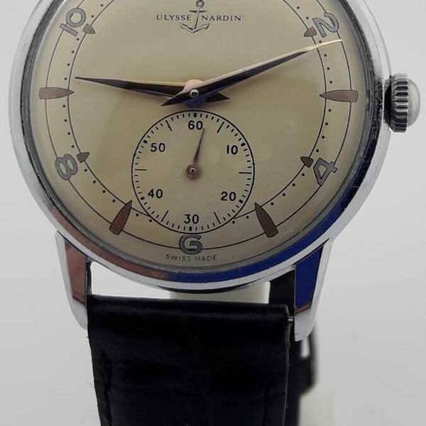 ULYSSE NARDIN VINTAGE MEN 1960 MANUAL WIND NICKEL CHROMED WatchCharts