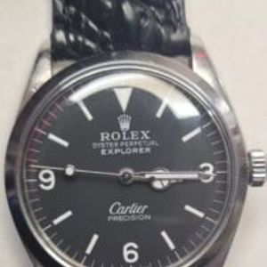 ROLEX /CARTIER EXPLORER 5500-VINTAGE ROLEX CASE & DIAL&SWISS ETA
