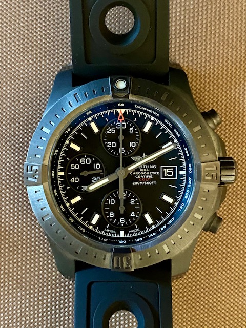 breitling colt blacksteel