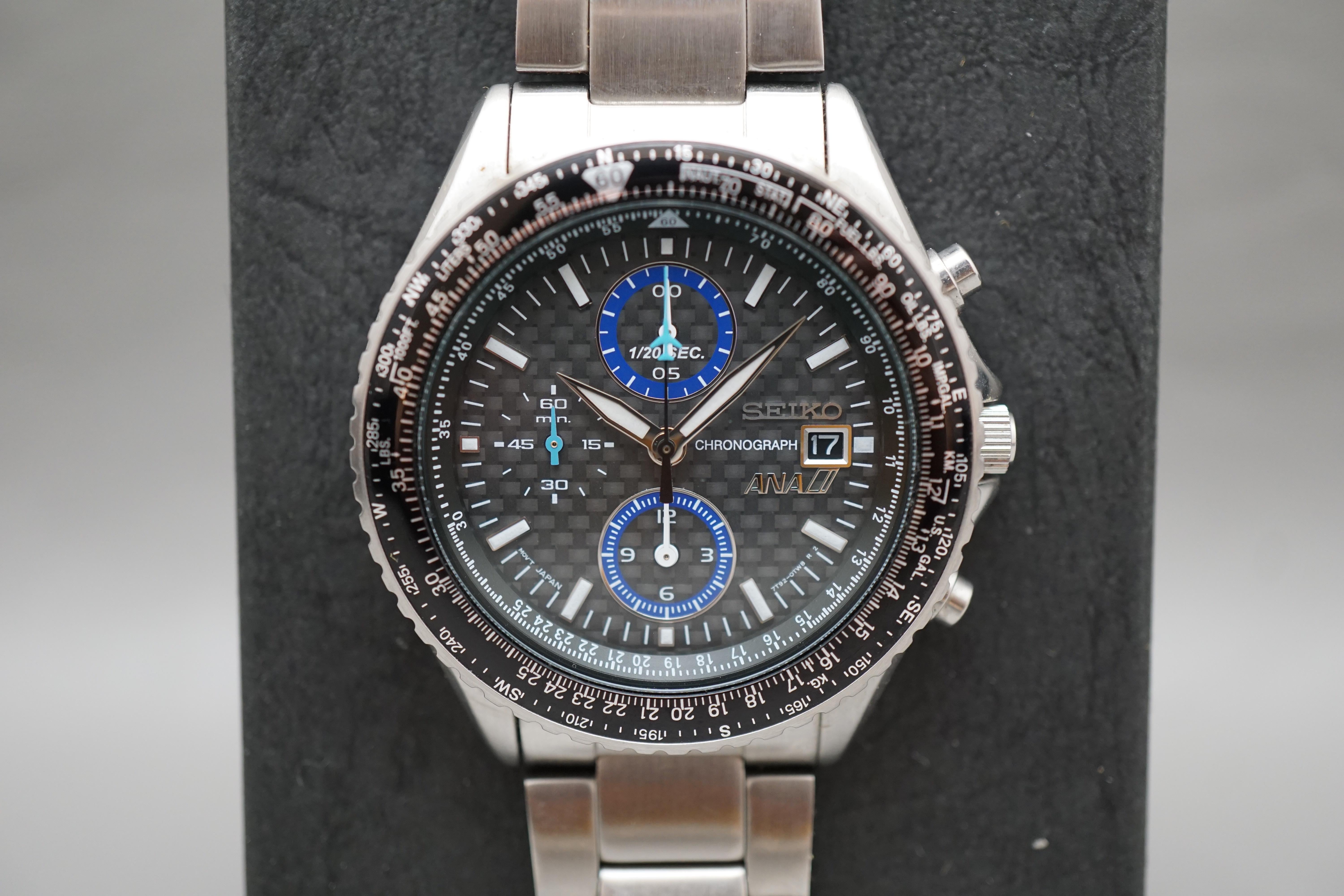 WTS] Seiko SZER035 7T92 ANA Flightmaster Pilot JDM Chronograph