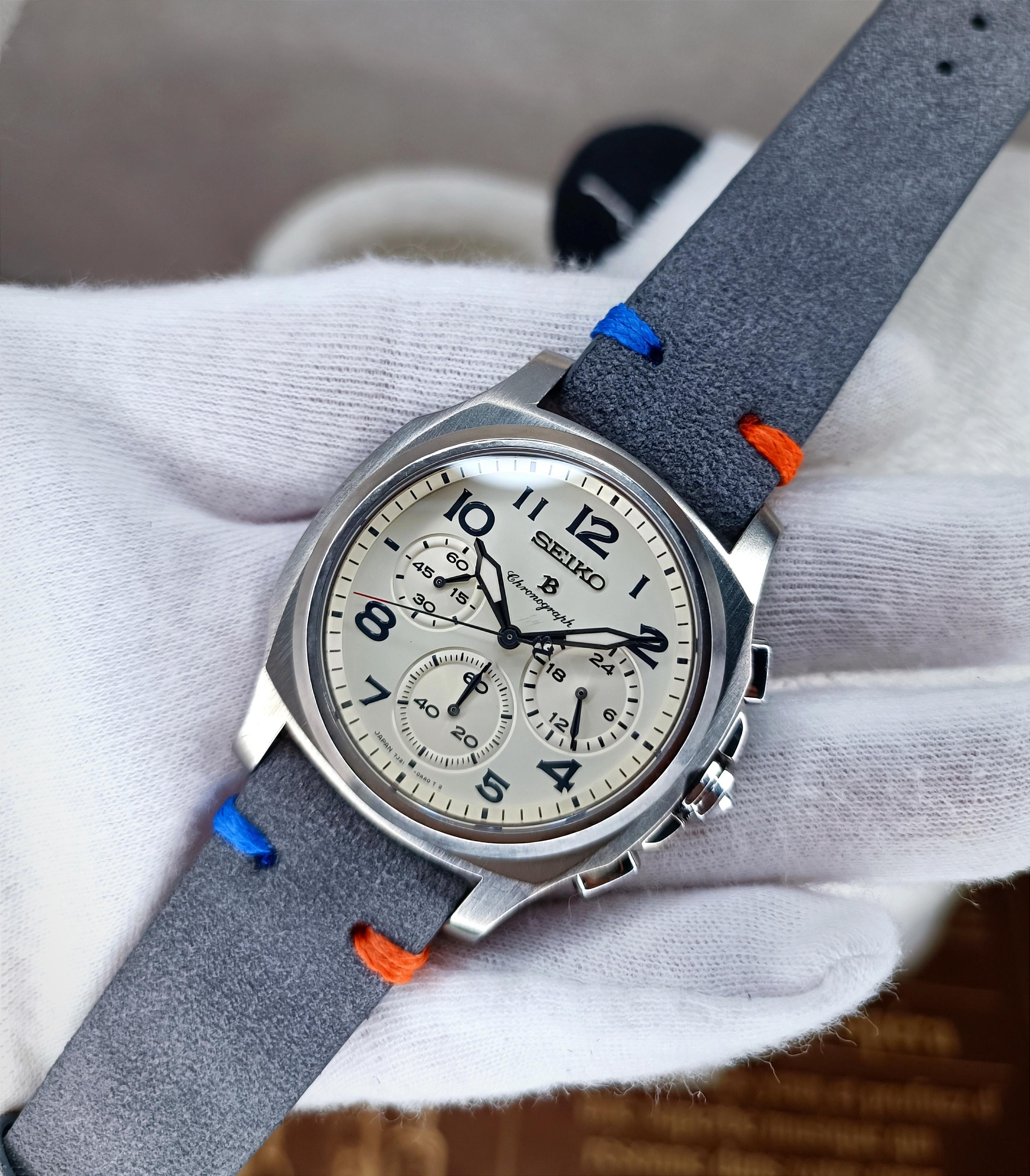 WTS] Seiko Brightz SAGJ007 – Rare Cream Dial Titanium Quartz