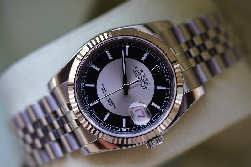 Rolex datejust hotsell tuxedo dial