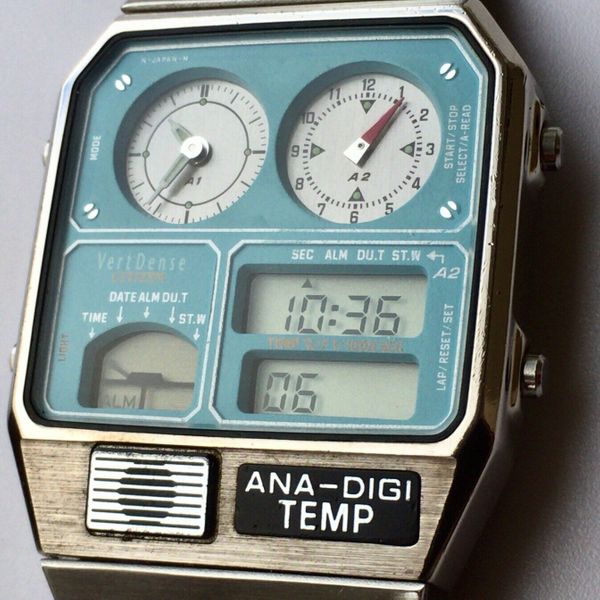 CITIZEN ANADIGI TEMP Vert Dense 8987Q01580 VINTAGE Limited edition WatchCharts Marketplace